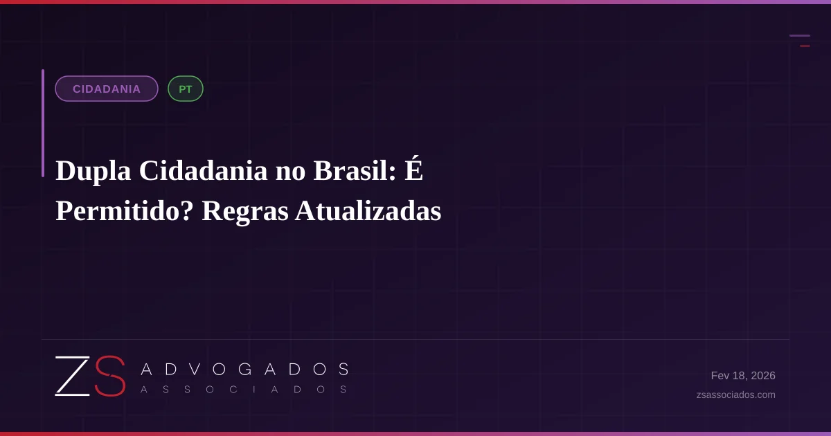 Passaportes de diferentes países representando dupla cidadania