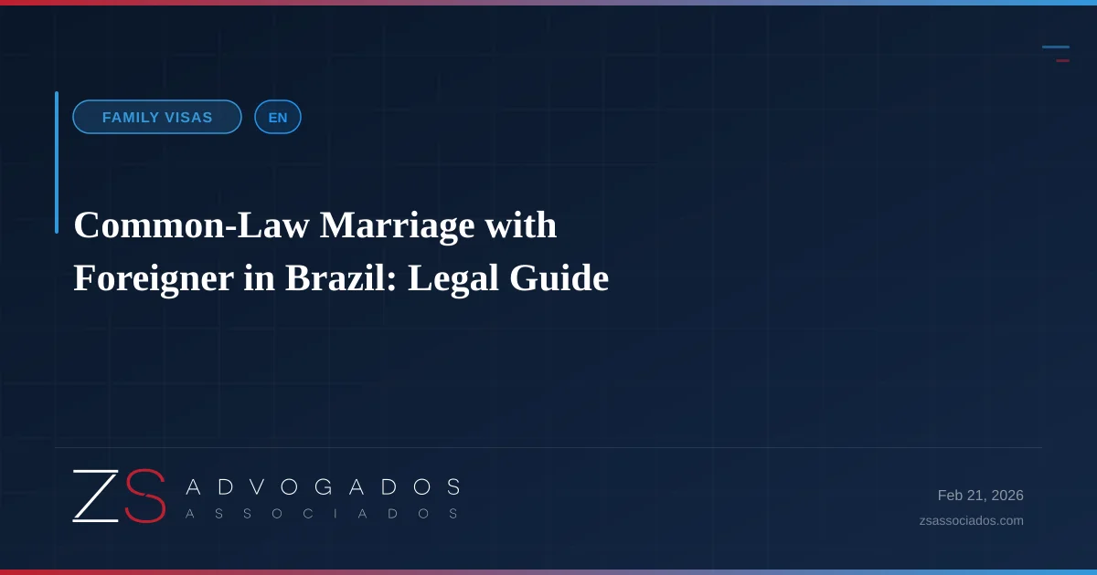 Illustration about Common-Law Marriage with Foreigner in Brazil: Legal Guide