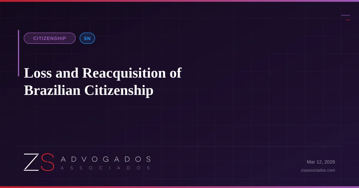 Illustration about Loss and Reacquisition of Brazilian Citizenship